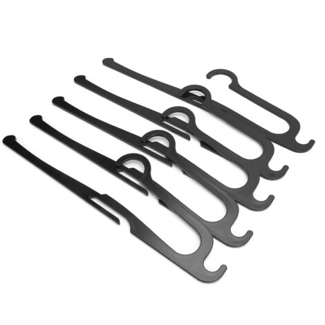 Innovative Clothes Rack Plastic Multifunctional Portable Clothes Hanger Organizer for Home (1/5)