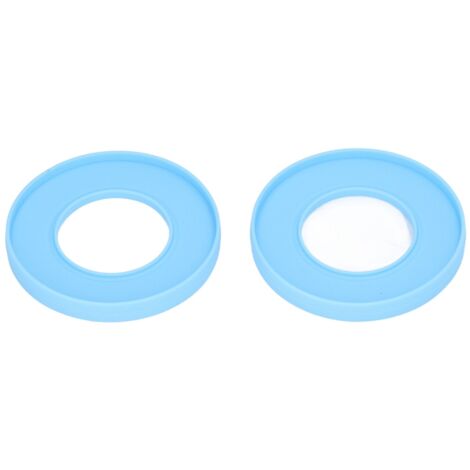 2PCS Silicone Bracelets Household Waterproof Symmetrical Suction Cup Fixation Flexible Comfortable Kitchen Wristbands Blue (1/5)