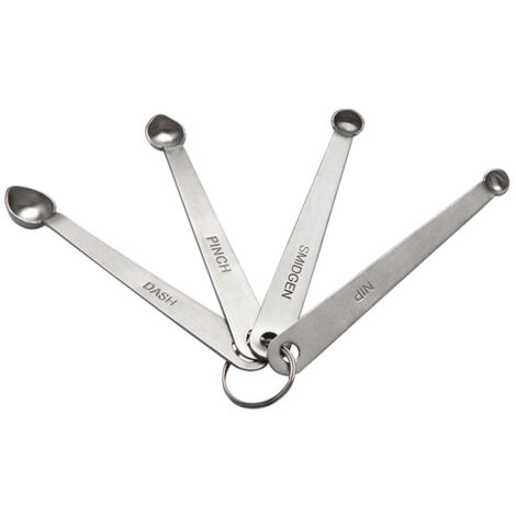 Stainless Steel Measuring Spoons with Scale Compact High End Style Cooking Baking Measure Spoon for Home Kitchen (1/5)