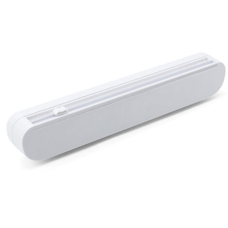 Cling Film Dispenser Cling Film Cutter Refillable Plastic Wrap Dispenser with Slide Cutter Food Wrap Dispenser Plastic Film Cutter