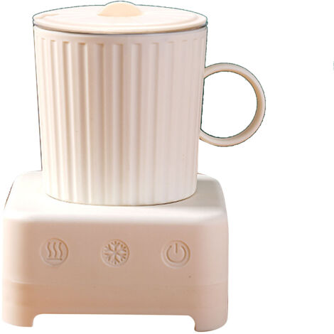 Fast Cooler Cup Beverage Beer Quick Cooling Mug Dormitory Heat Preservation Desktop Refrigerator CN Plug Milk Yellow