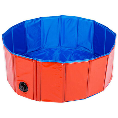 Folding Swimming Pool Portable Dog Pool Round Thickened PVC Pet Bathing Tub for Kindergarten Children Family Children (1/5)
