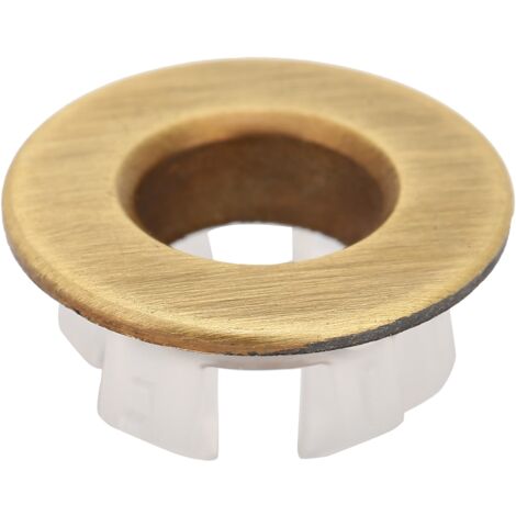Bathroom Wash Basin Sink Overflow Cover Kitchen Sink Decoration Spare Hole for BathroomBronze (1/5)