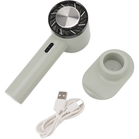 Hand Held Cooling Fan Portable USB Rechargeable Small Pocket Fan for Office Traveling Green (1/5)