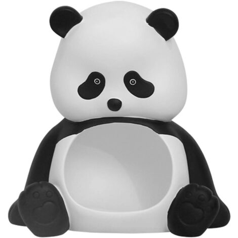 Panda Serving Tray Keys Wallets Fruit Holder Storage Ornament Home Office Table Decor Sculpture Panda Fruit Basket (1/5)