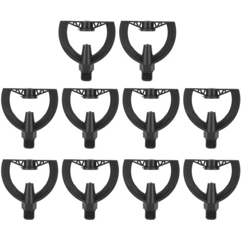 10PCS/Bag G1/2 Male Thread Refraction Impact Sprinkler for Garden Lawn Sprayer Irrigation (1/5)