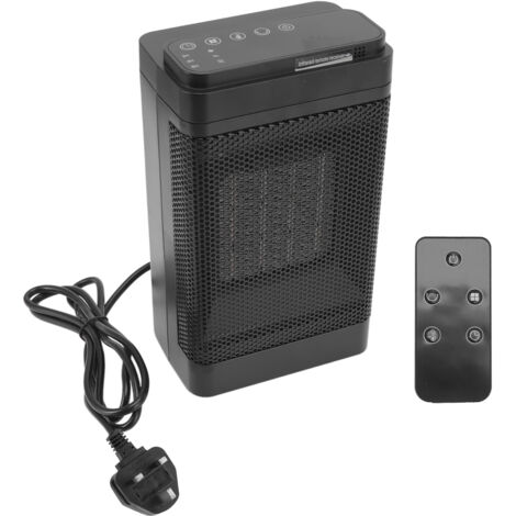1500W PTC Space Heater Touch Screen Intelligent Electric Heater Dumping Power Off Protection 220‑250V UK Plug (1/5)