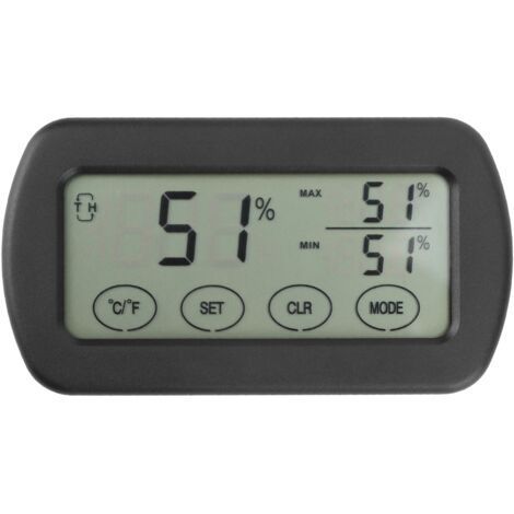 LCD Touch Hygrothermograph Thermometer Hygrometer Electronic Indoor Temperature Humidity Meter Thermometer Detector (1/5)