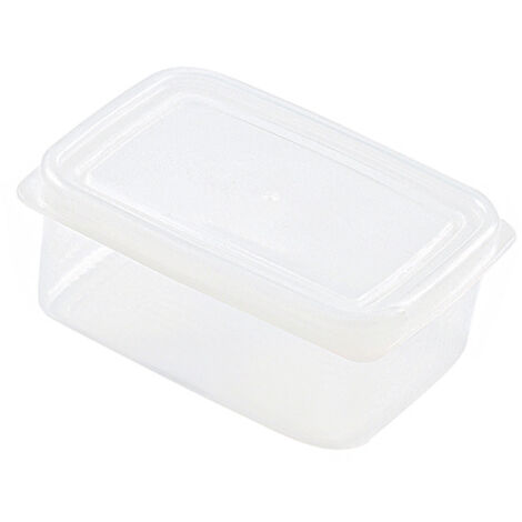Refrigerator Fresh Food Storage Container Microwave Safe Food Fruit Vegetable Box Airtight Meal Prep Container with Lid Rectangle (1/5)