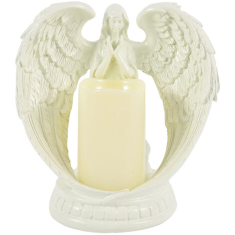 Praying Angel Figurine Retro Elegant Rich Details Decorative Durable Resin Angel Statue for Party Wedding Office (1/5)