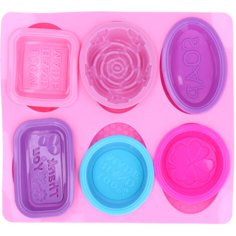 7Pcs Silicone Mold Food Grade Portable Multifunctional Cake Mould for Dinner Party Camping (1/5)