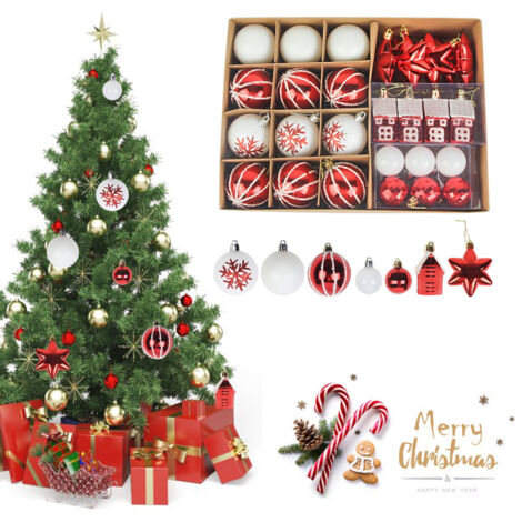 28PCS Christmas Ball Gift Box Set Christmas Tree Pendant Christmas Ball Ornaments for Restaurant and Hotel Decor (1/5)