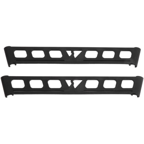 2 Pcs Camping Rack Side Buckle Black Nylon Material Portable Outdoor Tableware Shelf Side Buckle for Placement L (1/5)