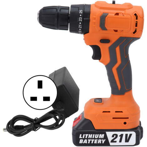 Brushless Rechargeable Drill with MT Interface Dual Speed Small Hand Electric Drill 100‑240VUK Plug (1/5)