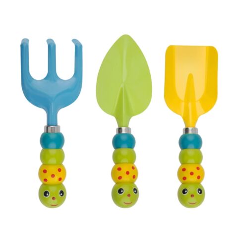 3 Pcs Garden Tool Set Children Gardening Toys Stainless Steel Garden Planting Tool Set for Children Kids Gift (1/5)