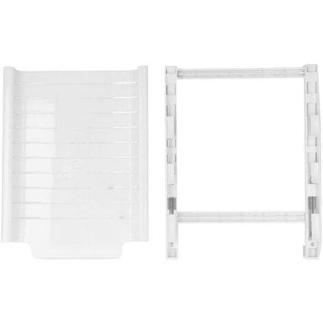 Refrigerator Storage Rack PullOut Drawer Shelf Container Fridge Food Organizer Kitchen Supplies(White ) (1/5)