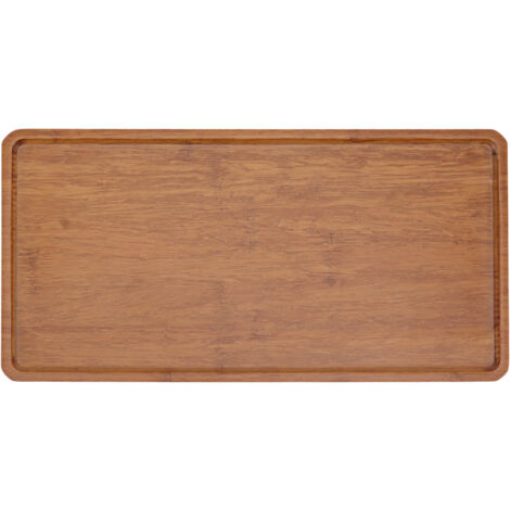 Tea Tray Food Fruit Serving Plate Dessert Plate Bamboo Home Decoration for Office S