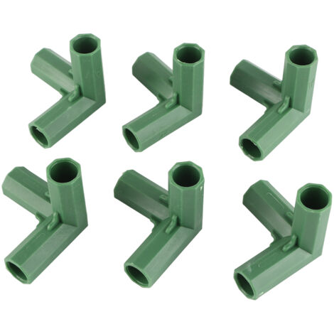 Gardening Frame Connector Plastic Greenhouse Frame Furniture Connectors Plant Stakes Fencing Pipe Joint for Flower Stands
