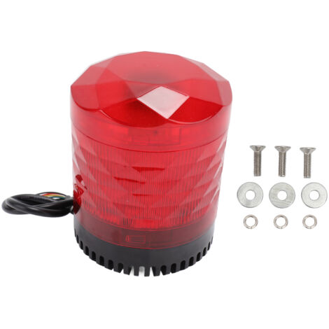 Warning Light Intelligent Emergency Sound Light Alarm LED Flashing Strobe 9‑30V (1/5)