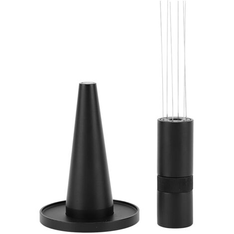 Coffee Stirrer Needle Adjustable Powder Needle Coffee Powder Distributor Needle for Coffee Shop Dessert Shop Black (1/5)