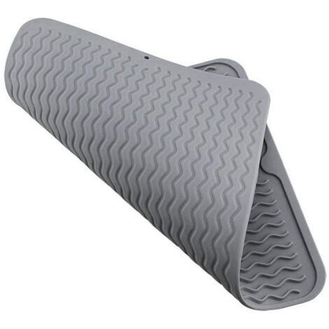 Silicone Drying Mat Silicone Heat Resistant Draining Mat 40 x 30 cm Non Slip Dish Drying Mat Kitchen Pot Coasters Place Mats (1/5)