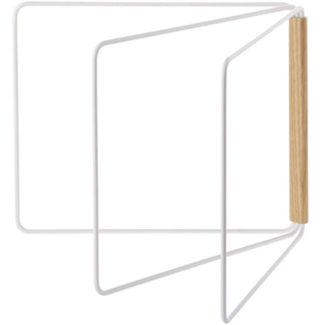 Dishcloth Drying Rack Multipurpose Punch Free 3 Arms Folding Dishcloth Holder for Home Kitchen Countertop White (1/5)