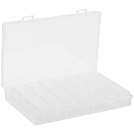 28 Grid Diamonds Painting Accessories Beads Organizer DIY Diamonds Painting Bead Storage Box (1/5)