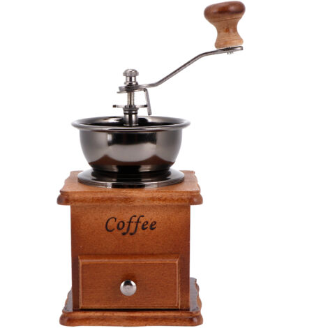 Manual Bean Grinder Household Mini Retro Style Coffee Milling Machine Kitchen Accessories (1/5)