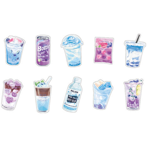 10Pcs Journal Sticker Paper Adhesive Sticker Pretty Design Lovely Exquisite Journal Paper Decor for Home Decoration Star (1/5)