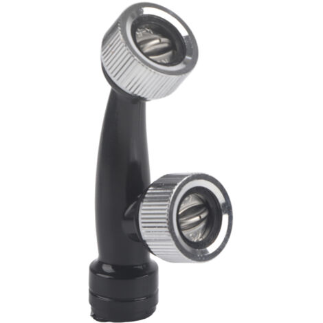 G1/4in Female Thread High Pressure Misting Dual Nozzles Garden Water Irrigation Sprinkler Fitting (1/5)