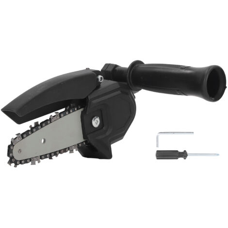 Electric Chainsaw Modification Tool 4 Inch Portable Chainsaw Attachment Kit Electric Drill to Chainsaw Adapter Converting Head (1/5)