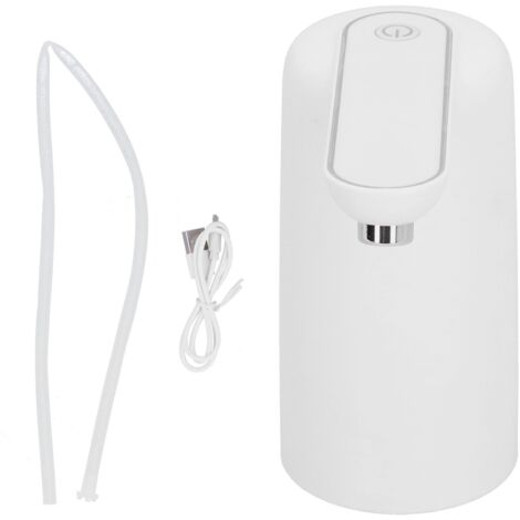 Electric Barreled Water Dispenser USB Charging Automatic Drinking Fountain Water Pump White (1/5)