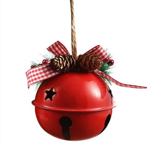 90MM Jingle Bells Christmas Tree Ornaments Durable Lovely Christmas Tree Hanging Pendants for Wedding Anniversary Party (1/5)