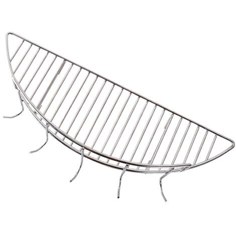 Small Half Round Cooling Rack 304 Stainless Steel Grill Rack with Hooks Food Strainers Anti Scorching Grill Racks (1/5)