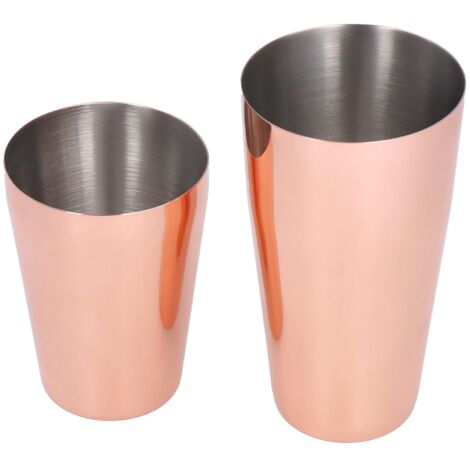 Boston Shaker Stainless Steel Cocktail Wine Drink Shaker Mixer Shaking Tins Bartending ToolsRose Gold (1/5)