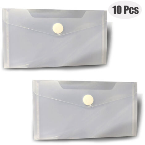 10PCS Face Cover Storage Bag Plastic Case Holder Face Cover Clip for Kids Teens Adults (1/5)