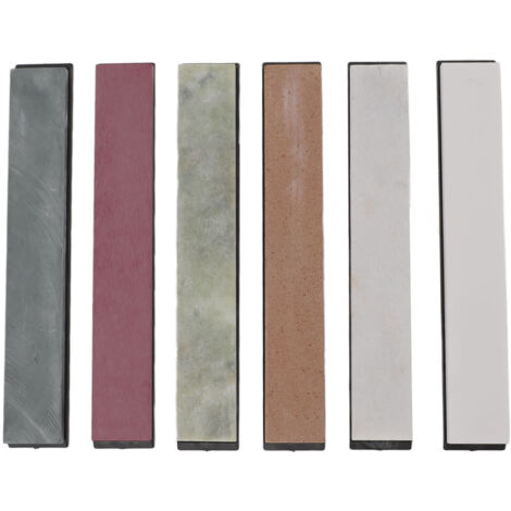 6PCS Knife Sharpening Stone Set 1000 3000 5000 6000 8000 10000 Grits Double Sided Professional Whetstone Knife Sharpener for Grinding Polishing (1/5)