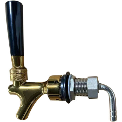Metal Beer Tap Keg Faucet for Beer Shanks Towers Winebottle Distributor Dispenser Golden (1/5)