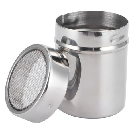 Stainless Steel Coffee Powder Shaker Cocoa Powder Dredger Kitchen Utensils 0.5mm Hole Diameter (1/5)