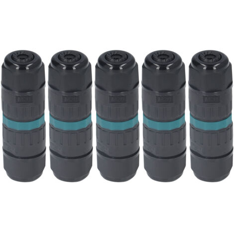 5Pcs Waterproof Connector M20 3pin 9-12mm Quick Connection Accessory for Outdoor (1/5)