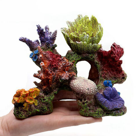 Retro Coral Rockery Crafts Resin Coral Aquarium Ornaments Artificial Coral Decoration (1/5)