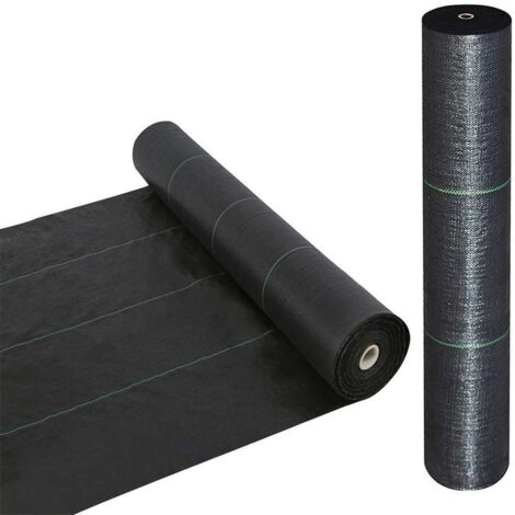 Weed Barrier Landscape Fabric Heavy Duty Ground Cover Weed Cloth Durable Driveway Cover Outdoor Weed Mat (1/5)