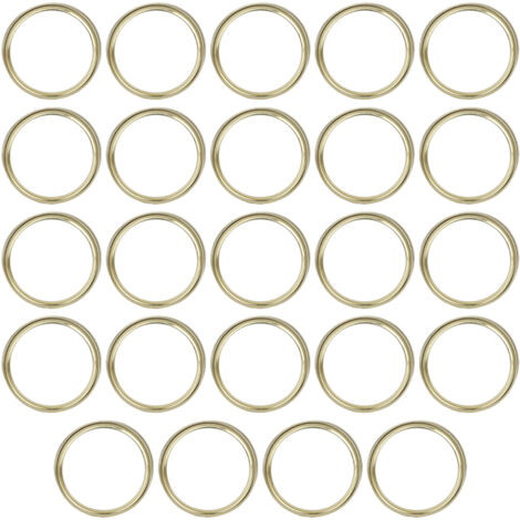 24pcs Jar Sealing Storage Lids Split‑Type Solid Caps Round Shape Can Accessory Kitchen SuppliesGold 86mm (1/5)
