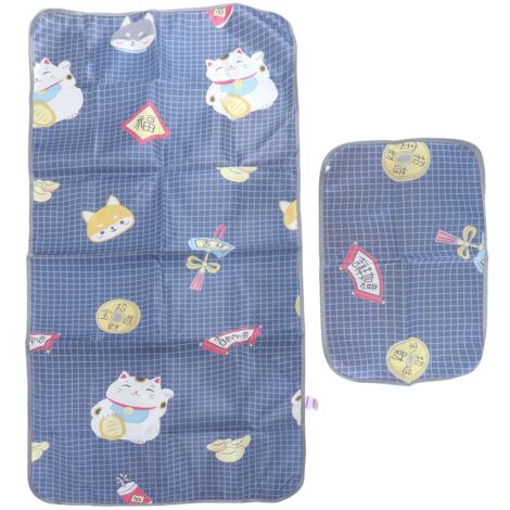 Summer Cool Mat Washable Folding Sleeping Cooling Mat Bedspread with Pillow Cover for Bedroom90x195cm (1/5)