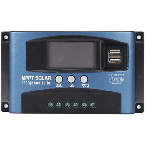 Solar Charge Controller MPPT Photovoltaic Panel LED Street Lighting Control Unit Regulator36/48/60V‑100A Aluminum Alloy Plate (1/5)