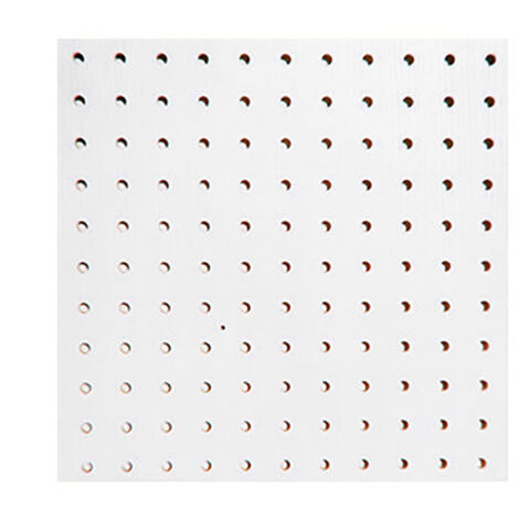 100 Spools Sewing Thread Holder Wall Mounted Sewing Thread Peg Board Pegboard Wall Organizer with 25 Wooden Sticks White 300x300mm 1 Layer (1/5)