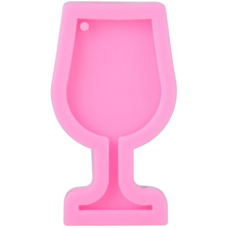 Clay Molds Food Grade Silicone Nontoxic Odorless Wine Cup Shape Fondant Mold for Mini Candies Chocolate (1/5)
