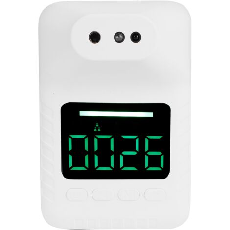 Digital Display WallMounted Automatic Thermometer with Voice Alarm Infrared Temperature Measure (1/5)