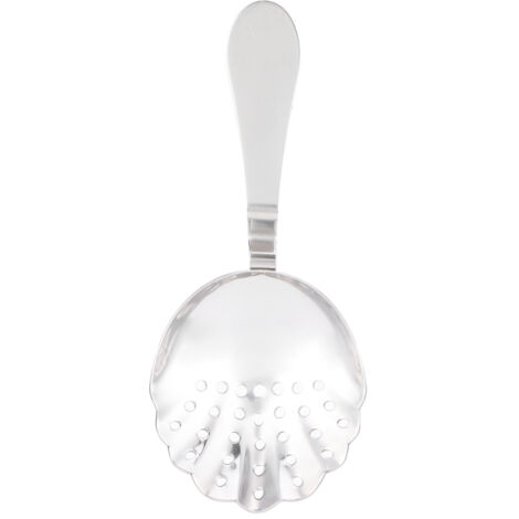 Stainless Steel Bar Strainer Ice Spoon Strainer Filter Kitchen Bar Supplies Accessories Silver (1/5)