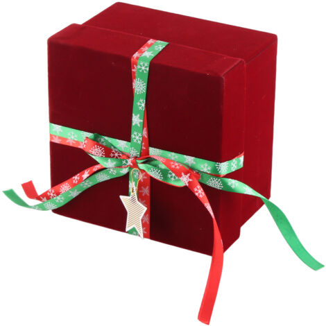 Red Velvet New Year's Gift Box Christmas Eve Apple Decoration (1/5)